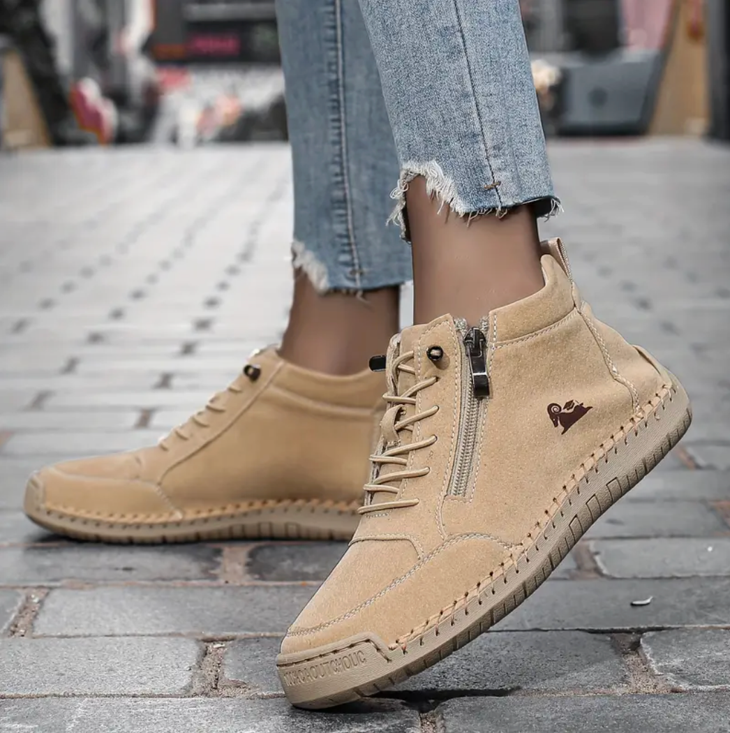 VogaDeck DoubleZip – Sneakers Komfort & Orthopedisk Støtte 