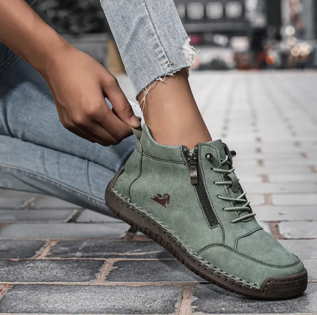 VogaDeck DoubleZip – Sneakers Komfort & Orthopedisk Støtte 