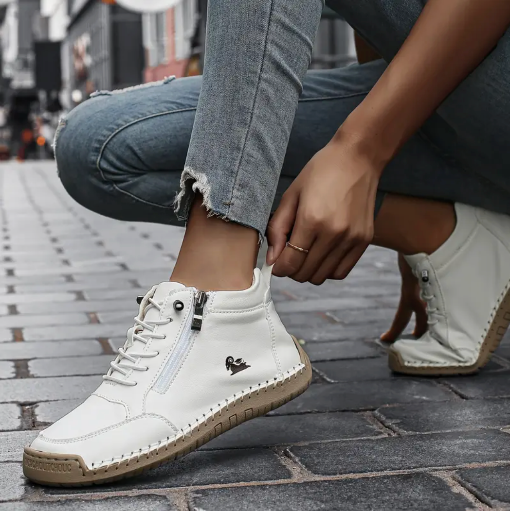 VogaDeck DoubleZip – Sneakers Komfort & Orthopedisk Støtte 