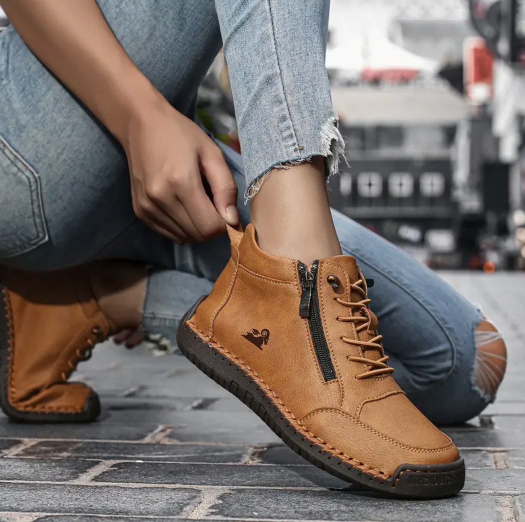 VogaDeck DoubleZip – Sneakers Komfort & Orthopedisk Støtte 