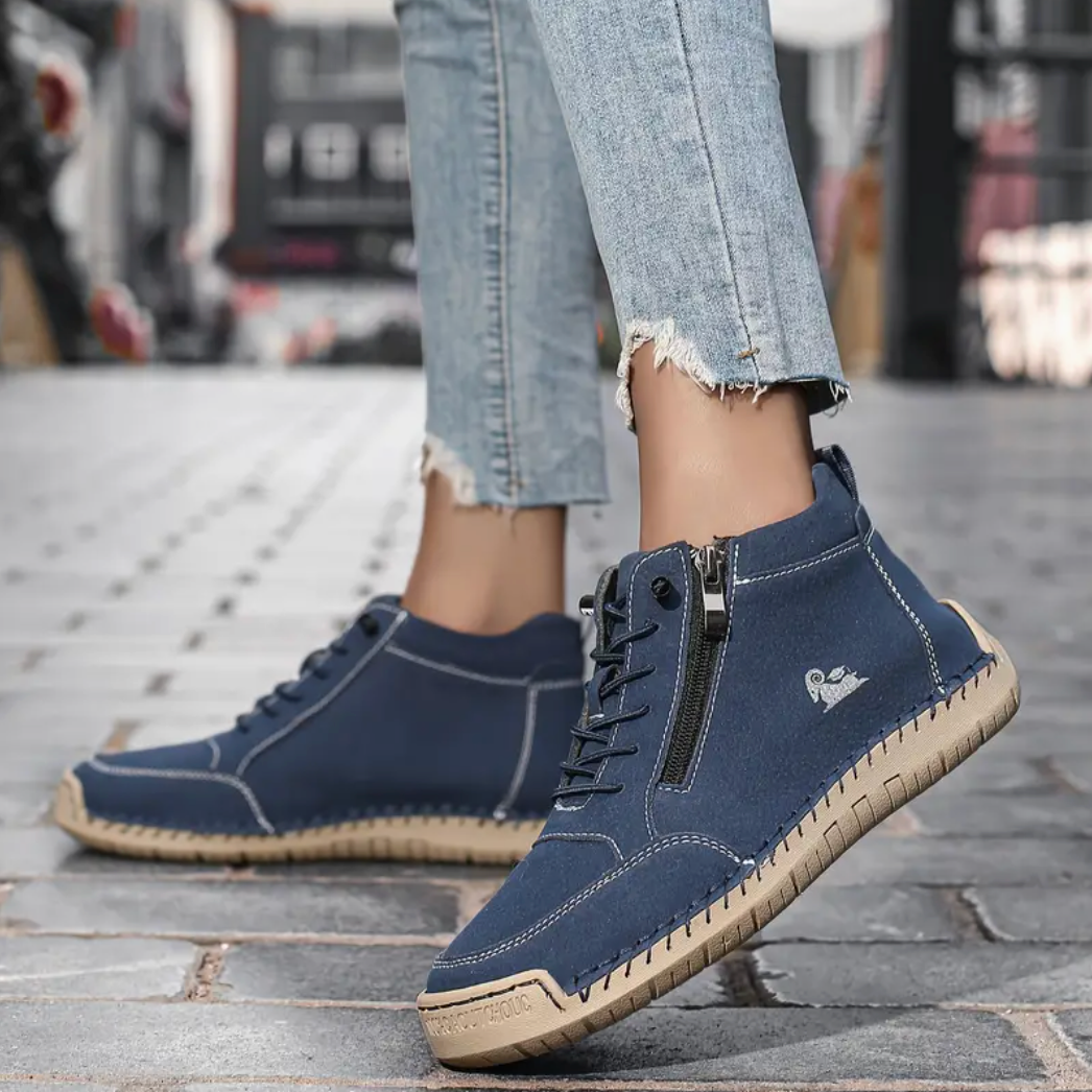 VogaDeck DoubleZip – Sneakers Komfort & Orthopedisk Støtte 