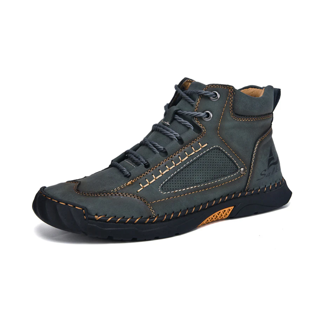 VogSalkin 2.0 - Bottes Barefoot tout-terrain à semelle vulcanisée et cuir vegan imperméable