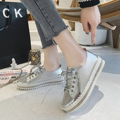 Shiny Silver Sneakers: Combine Style and Comfort for Your Everyday Life