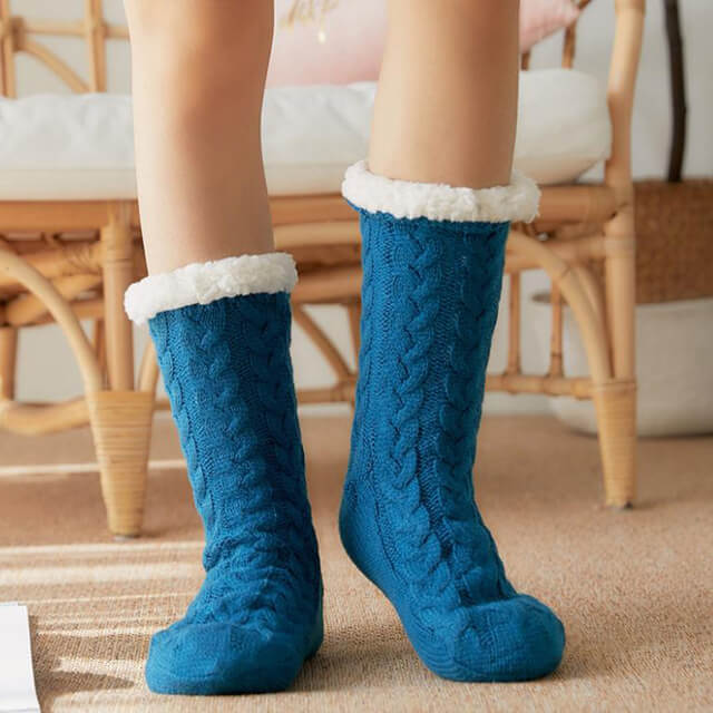 Zapatillas acogedoras forradas de sherpa para un confort máximo 